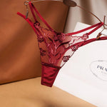 Women Panties Sexy Low-Rise G-String Women Transparent Lingerie Panties Sexy Lingerie Underwear Thongs Thin Strap Panties