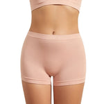 1PC Women Mid-Rise Boyshort Panties Ribbed Seamless Underwear Ladies Stretch Sports Panty Comfort Sexy Lingerie S-5XL Intimates