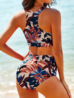 Sports Vest Bikinis 2026 Women High Waist Swimsuit Solid U-neck Swimwear Female Bathers Bathing Swimming Suit Summer Beachwear