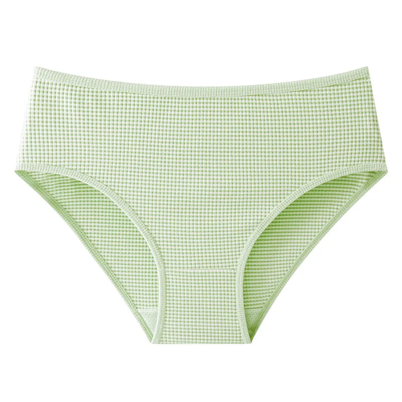 2Pcs/Set Women High Rise Panties Seamless Underwear Winter Warm Underpants Breathable Briefs Female Sexy Lingerie