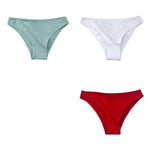 3Pcs/Set Women's Cotton Briefs Underwear Female Underpants Low Rise Underwear Sexy Lingerie Soft High Cut Panties