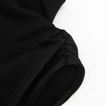 FDYOUI Women 2026 Summer Sleeveless Hollow Out Slim Mini Dress Sexy Package Hip Short Party Night Club Dresses Black Streetwear
