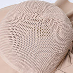 Women's Sun Hat with Neck Flap Solid Stylish Foldable Wide Brim Beach Hat for Outdoor Hiking