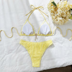 New White Sexy Bikinis Swimsuits Women's Swimwear Push Up Female Beach Swim Wear Bathing Suits Brazilian Bikini Set Pool Bather
