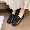 Soft Sole Super Soft 2026 Hollow-out Mesh Summer Slip-on Flat Square-toeShoes for Women