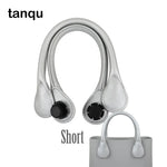 TANQU New Short PU Faux Leather Handle for Obag Colourful Handle forClassic O Bag Women's Bags EVA Handbag