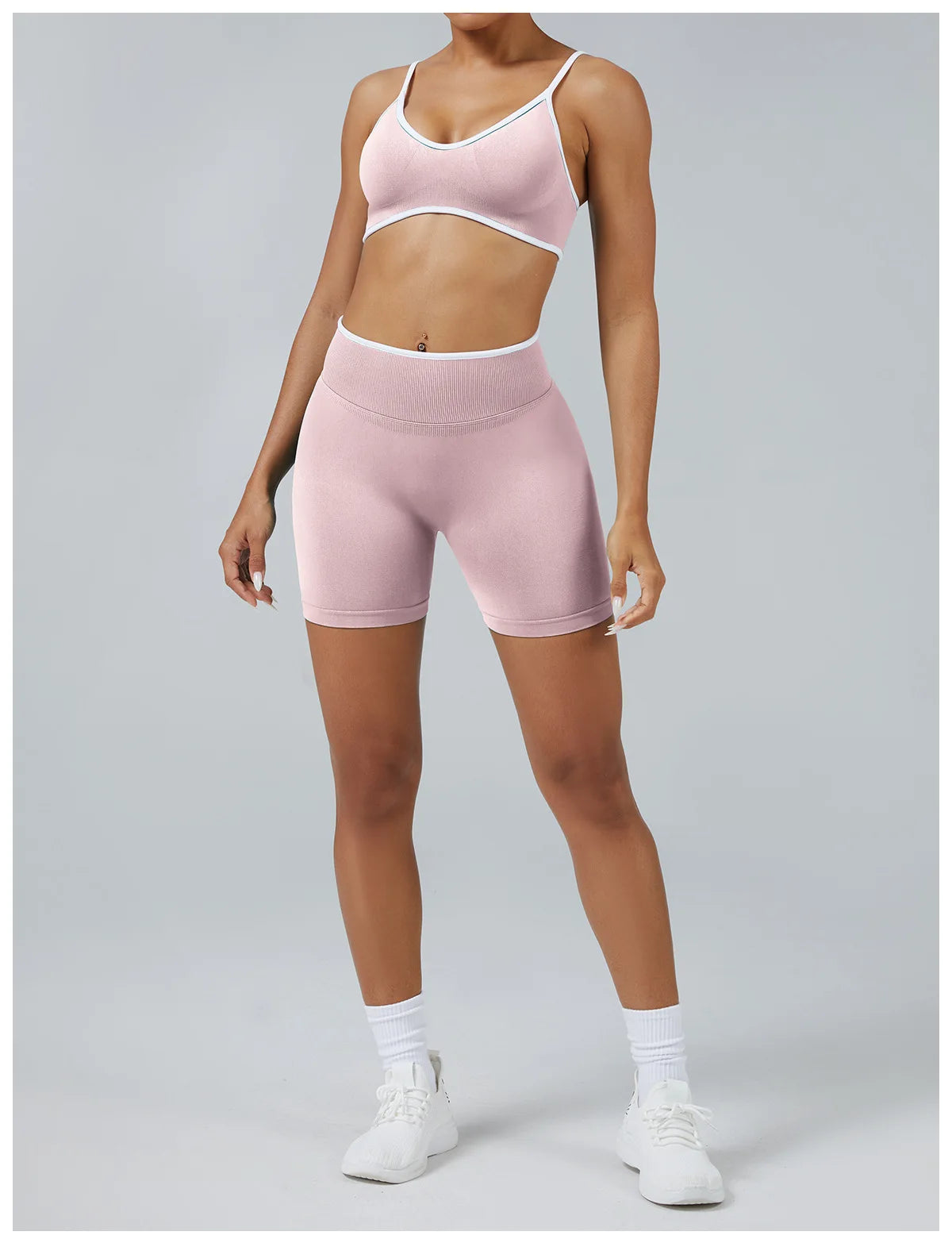 2PCS Yoga Suit Seamless Sports Set Gym Outfits Women Tracksuit Running Workout Clothes Sports Bra Athletic Wear Yoga Clothing