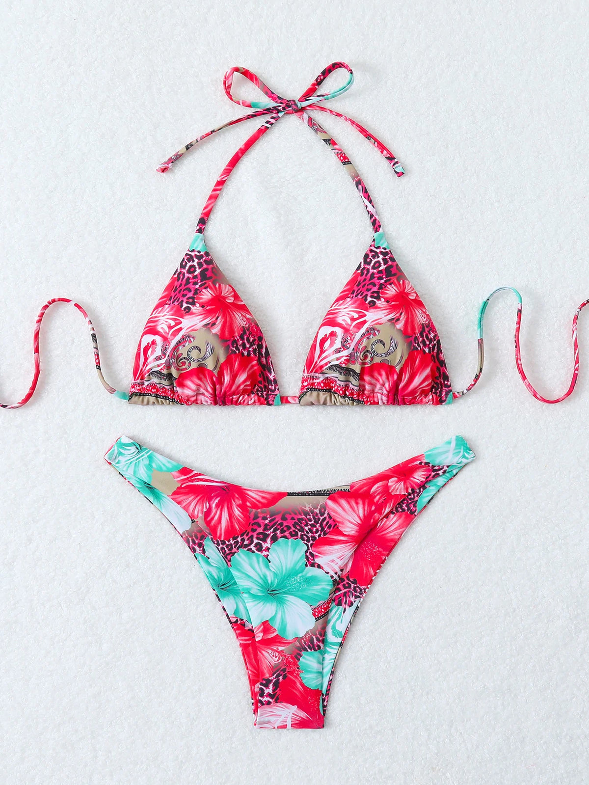 icro Bikini Women Swimwear Bandeau Swimsuit Woman Female Biquini Thong Bikinis Set Floral Brazilian Bathing Suit Beachwear