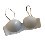 Women Push-Up Bra Demi Cup Underwear Heart Print Non-wired 1/2 Cup No Show Bras Sexy Lingerie Padded Thin Straps Brassiere S-XL