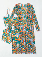 Sexy Print Bikini 2026 Women High Waist Swimsuit Cover Up Swimwear Female Lady Bathing Suit Swimming Summer Beachwear