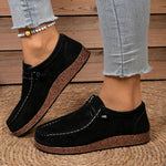 New Fashionable Slip-On Loafers Women's Shoes with Elastic Laces Lightweight Casual Outdoor Footwear Easy to Match 2026