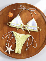 ZRTAK Sexy Lace bordered Bikini Micro Thongs Bathing Suit Swimsuit Women Biquini Bandage Beachwear Swimwear 2 Piece Bikini Sets