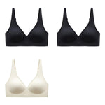 3pcs/Lot Seamless Bras for Women Push Up Brasiere Deep V Bralette Comfort Nonwire Underwear Female Invisible Bra Sexy Lingerie