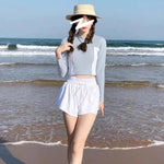 Female Sexy Split Swimsuit, Two Piece Set for Covering The Belly and Slimming, Hot Spring Sports Swimsuit