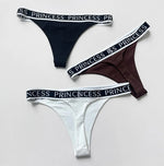 Letter Sexy Thongs Women Panties Seamless G String Fashion Underwear Female Briefs Girls Lingerie Simple Sport Fitness Size S-XL