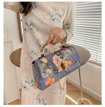 Vintage Bamboo Top Handle Bag Classic Mother Chic Lady Bags Women Shoulder Crossbody Bag Chain Bags Women's Handbags Purses
