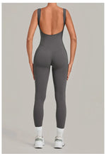 Women's Seamless Yoga Jumpsuits Fitness Sports Hip-lifting Beauty Back Sleeveless One-Piece Training Workout Running Bodysuits