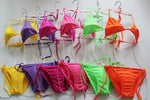 Summer Beach Bandage Bikini Sets Womens Sexy Swimwear Micro Bikini Set Tie Side G-String Thong Beachwear Swimsuit Bathing Suits