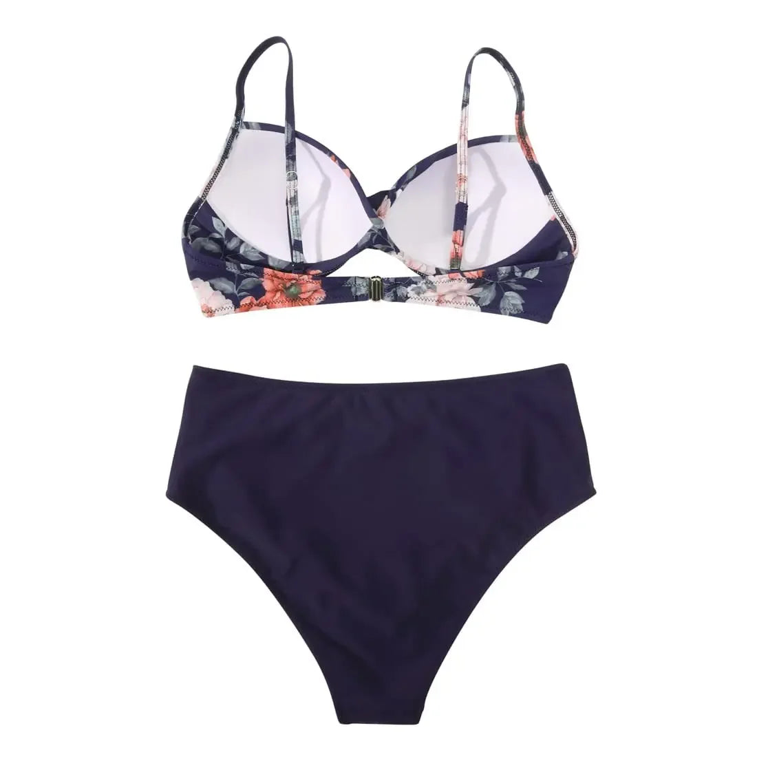 Push Up Bikini Leopard Swimsuit Women Sexy Solid Swimwear Female Floral Bathing Suit Ruched Beachwear XL High Waist Bikini 2026