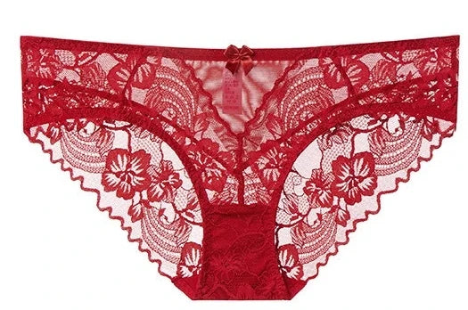 French Lace Lingerie Set Women Ultra Thin Sexy Underwire Bra&Panty Push Up Gather Breasts Pure Desire Large Breasts Support