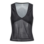 Summer Women Dots See-through Mesh Tank Tops V-neck Slim Fit Vest Fashion Club Sleeveless Shirts Streetwear