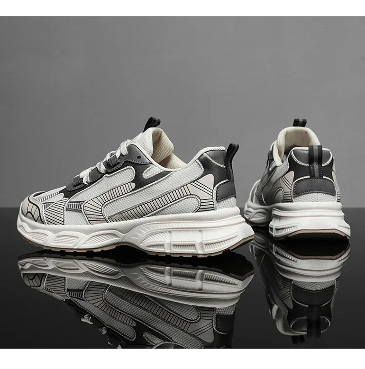 Sneakers Women TrendsPlatform Shoes Lightweight Outdoor Sports Shoes Breathable Running Shoes Lace Up Casual