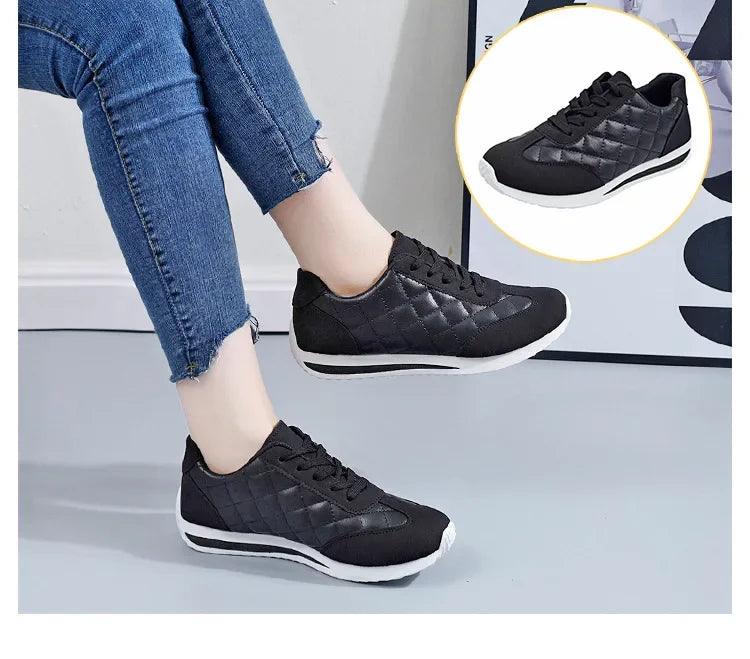Women's Sneakers Fashion Ladies Vulcanize Shoes Outdoor Running Walking Female Shoes Comfort Lightweight Sneakers