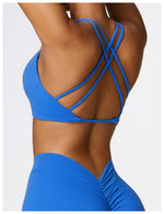 Push Up Gym Top Women Pleated Design Sports Bra Women Sexy Yoga Bra Running Yoga Clothes Women Fitness Workout Brassiere Women
