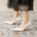 Pumps shoes Women Fashion Office Basic High Heels Work Lady Shoes Black Pink Green Thin Heels Brand Point Toe998