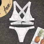 Sexy Adjustable Buckle Bandage Vevlet Bikini 2025 Women Swimsuit Female Bikinis Swimwear Two Pieces Bikini Set Bathing Suit Swim