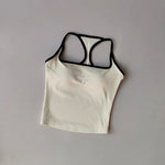 Women's Cross-Back Yoga Sports Vest One-Piece Cup Versatile Training Fitness Bra Colorful Fitness Clothing for Active Women
