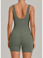 New Summer U-neck Beautiful Back Yoga Jumpsuit Women Sleeveless Tight Sports One Piece Suit Outdoor Gym Running Fitness Overalls