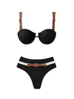 2026 Trendy Ladies Corset Bikini Set Hot Hot Lingerie Denim Sexy Casual Woman Swimsuit For Mature Females Beach Holiday Swimwear