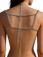 Women Chain Corset Camis for Clothes Dress Decor Pearls Tassel Body Jewelry Elegant Vest Clubwear 2026 Summer