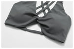 Push Up Gym Top Women Pleated Design Sports Bra Women Sexy Yoga Bra Running Yoga Clothes Women Fitness Workout Brassiere Women
