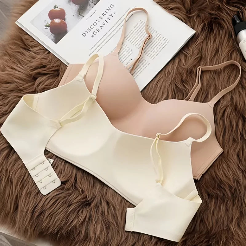 2PCS/Set Seamless Bras For Women Wireless Underwear 1/2 Cup Bra Female Wirless Sexy Lingerie Soft Padded Thin Intimates