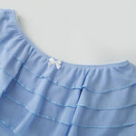 Womens Layered Ruffle Bloomers Bow Low Rise Mini Under Shorts for Dresses Summer Clothes