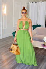 2025 Women's Dress Summer Holiday Solid Long Dresses Sexy Drawstring Lace Up Sleeveless Vestidos Para Mujer Club Party Outfits