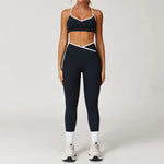 Sportswear Woman Gym Sports Bra Shorts Leggings 2 Piece Set Workout Naked Feeling Seamless Female Fitness Clothing Tracksuits