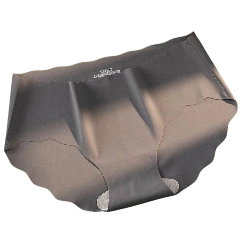 3Pcs/Set Seamless Ice Silk Panties Women Low Waist Briefs Female Underpants Invisible Underwear Sexy Lingerie M-XL Intimates