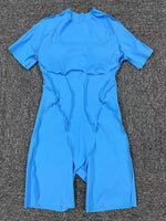 Short Jumpsuit Gym Clothes For Women Sportswear Fitness Overalls Backless Scrunch Booty Yoga Suit Sports Set Outfit