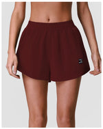 Breathable Yoga Tennis Shorts Women Anti Glare Belt Lined Sports Pants Outwear Quick Drying Training Running Fitness Shorts
