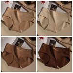 4Pcs/Set Cotton Panties Women Mid Waist Briefs Breathable Intimates Breathable Comfort Underwear M-2XL Soft Panties