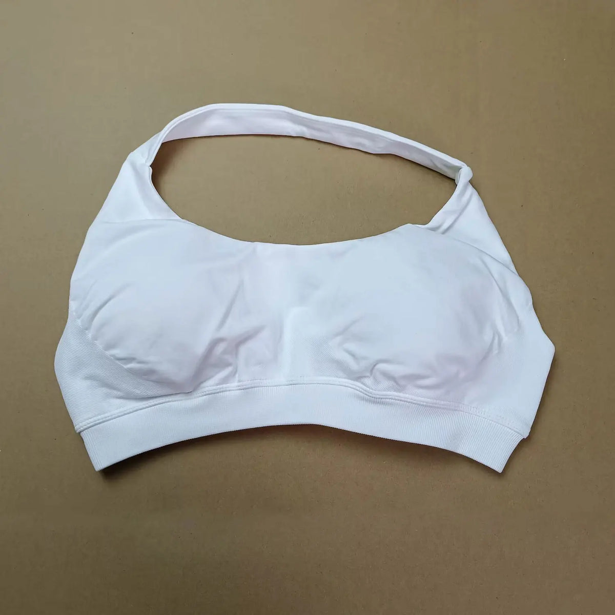 NCLAGEN Women Seamless Halter Sports Bra High Support Push-up Open Back activewear Gym Tank Top Fitness Yoga Workout Brassiere