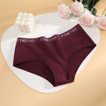 3Pcs Women's Cotton Briefs Letter Belt Underwear Women Panties Sexy Breathable Briefs Female Stretch Ladies Soft Lingerie