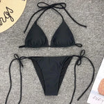 Sexy Neon Extreme Mini Micro String Bikini 2025 Women Swimsuit Female Swimwear Two-Piece Bikini Set Bathing Suit Swim Beach Wear
