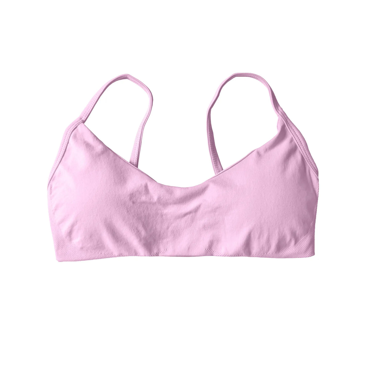 NCLAGEN Scoop Neck Bra High Support Thin Strap Seamless Pilates Yoga Underwear Push-up Gym Clothes Workout Running Fitness Top