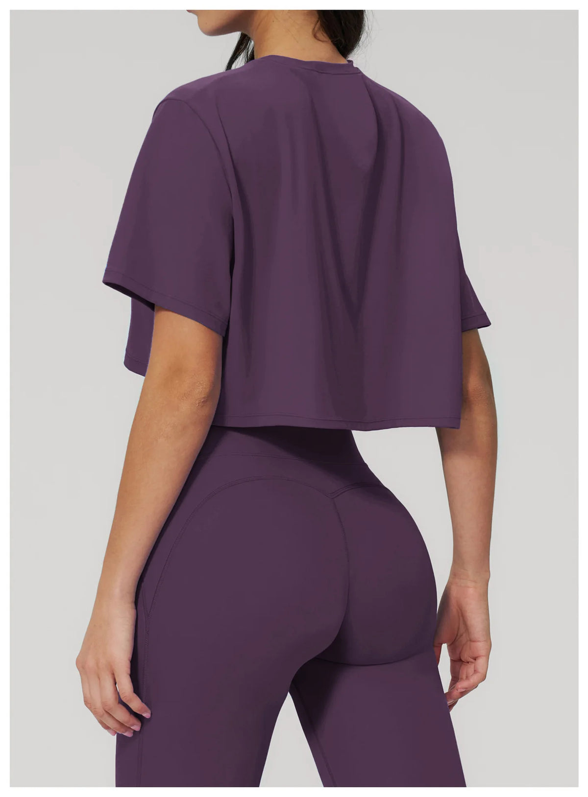 Impact Short Sleeve Yoga T Shirts Women Solid Color O Neck Loose Sports Tops Outwear Gym Running Fitness Workout Suits