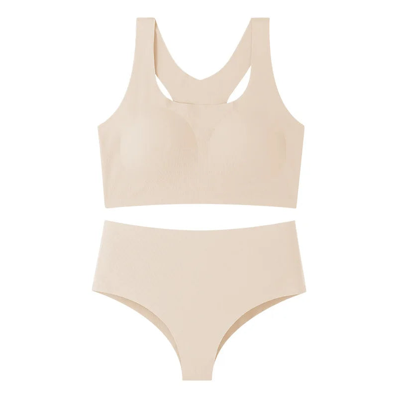 Women's Underwear Sexy Seamless Bra and Panty Set Wire Free Brassieres Female Womens Lingerie Underwear & Sleepwears