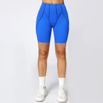 Yoga Shorts Women Fitness Shorts V-shaped Waist Running Cycling Shorts Breathable Sports Leggings Workout Gym Shorts